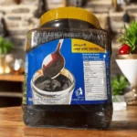 hoque-date-molasses-khejur-gur The nutrition facts label and serving suggestion for Hoque Date Molasses, a product of Bangladesh.