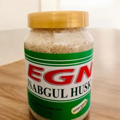 Isabgul husk jar, an essential fiber supplement for digestive health and well-being.
