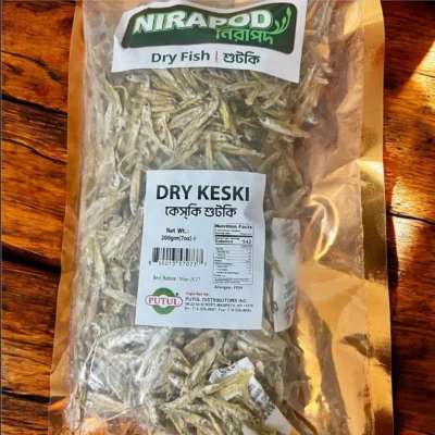 Nirapod Dry Keski Shutki Fish 200g Packet