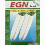 EGN Mula Radish Seed Packet, Raphanus sativus, White Radish