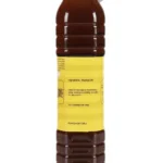 tez-kachchi-ghani-mustard-oil-front-us Back label of Tez Mustard Oil listing Ingredients: Mustard Oil and indicating "For External Use Only."