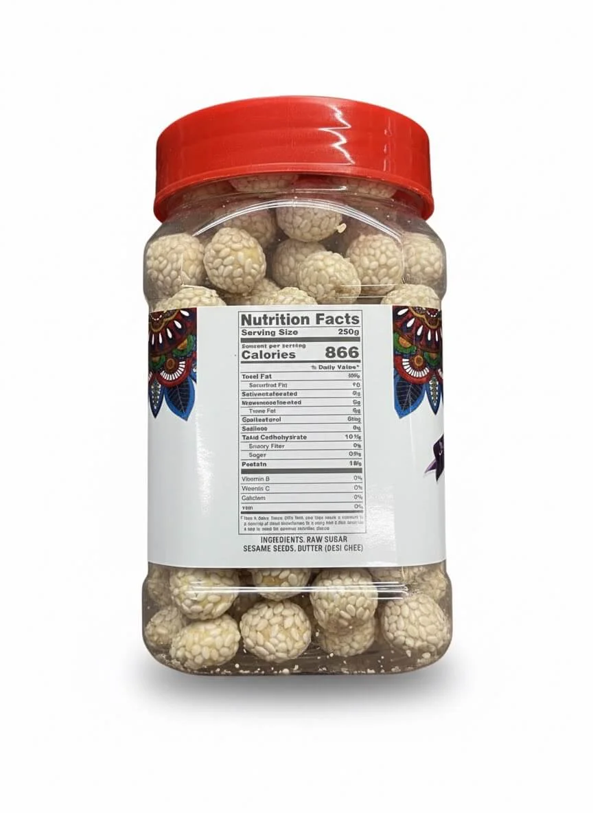 chakwali-rewari-three-rivers-spilled-product Chakwali Rewari Nutrition Facts, Calories, Sesame Seeds, Raw Sugar