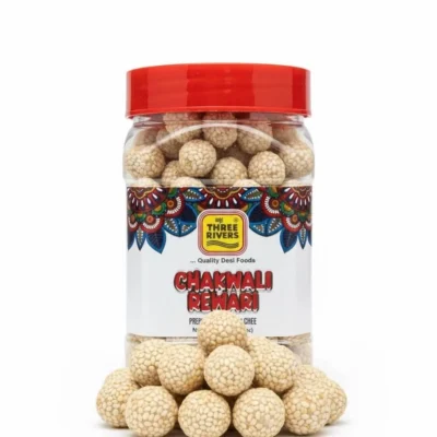 Chakwali Rewari Three Rivers Brand, Spilled Sesame Balls, Indian Sweet