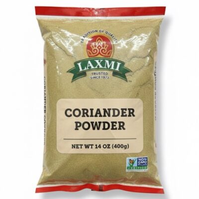 Laxmi Coriander Powder 14oz, Ground Dhania Spice, Non-GMO Verified