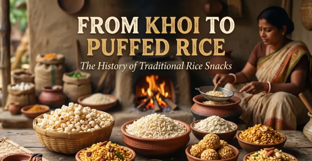 From Khoi to Puffed Rice The History of Traditional Rice Snacks.