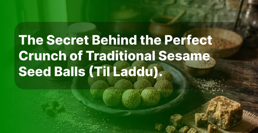 The Secret Behind the Perfect Crunch of Traditional Sesame Seed Balls (Til Laddu).